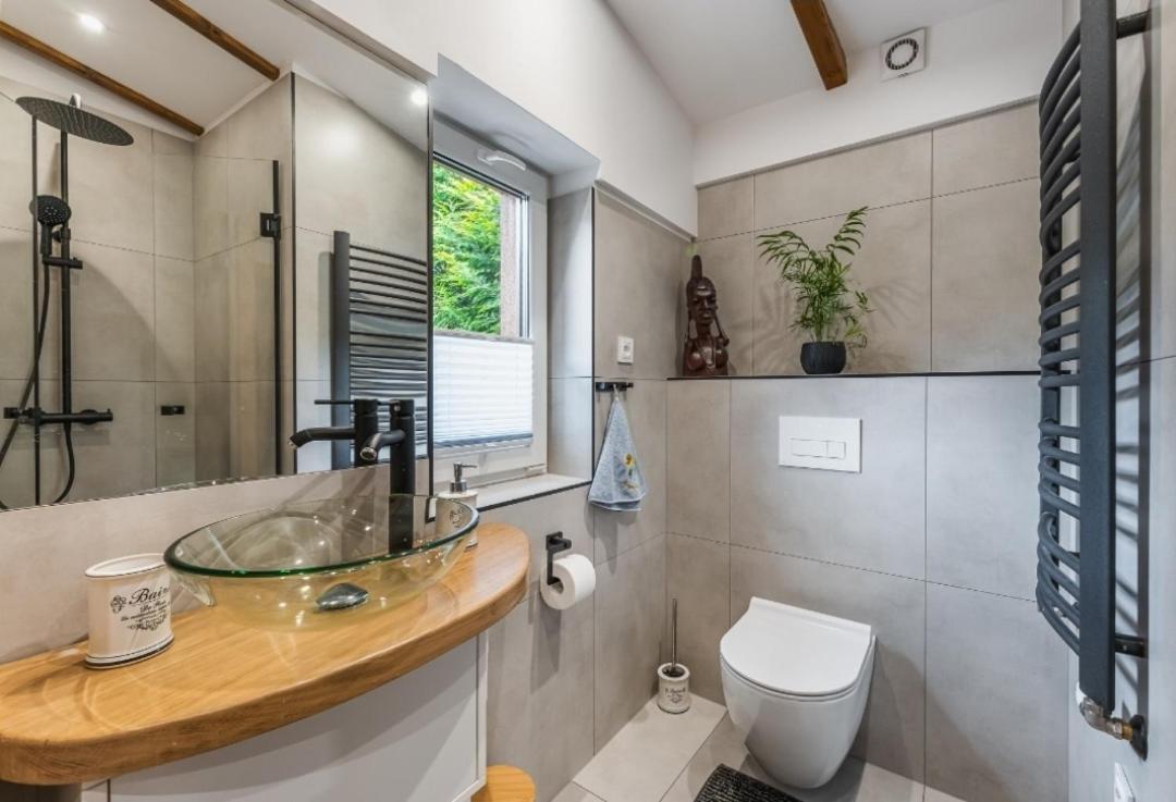 Apartament Pod Bukowym Lasem Meszna ภายนอก รูปภาพ